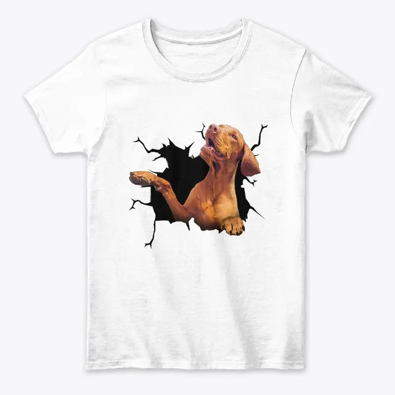  Vizsla Crack Sticker 